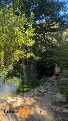 My wife showing off at the park &amp; Twerk - PAWG - Public Flashing - Big white ass