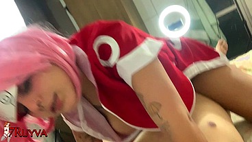 Naruto fudendo ah sakura enquanto pensa no sasuke