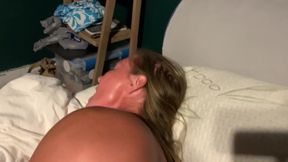 Filthy GILF Swallows, Creampie From Her Own Cunt
