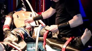 Bondage Domination - Ball-Tied Submissive Blonde Babe Deep Thrills Fucked Hard