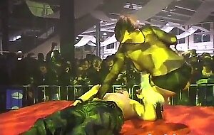 Real hard fucking on public stage