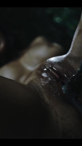 Asian Japanese Girl Emiri Momota Gets Trapped in the Woods - Vines Bondage Creampie