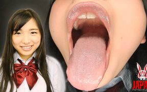 POV Video: Virtual Tongue Kissing with Suzu Shiratori!