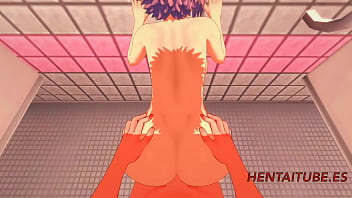 Naruto - POV Naruto x Sakura Handjob,Blowjob Fucked  - Hentai 3D