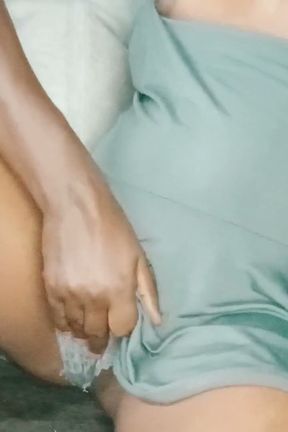 Stepbro Plays with Her Stepsis Tits and Pussy Full Dressed
