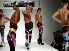 Black Crossdresser in Fierce Runway Show