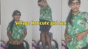 Village Hot cute girl sex