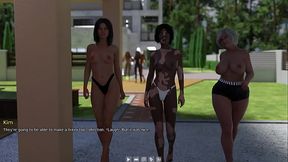 My Dorm 143 - The Topless Pool (Birthday) Perty Part 10 - Alexia want to have sex with Mark in the Hot-Tub