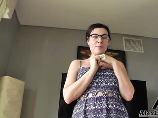 Hawt mother I'd like to fuck Sovereign Syre Blows a French Man with her Glasses On!