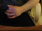 Schnell wichsen mit Cumshot beim Porno schauen