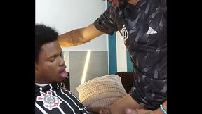 Perdi a aposta e liberei o cu pro negao