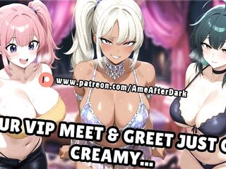 Babe Pot Gal Group Backstage Meet & Greet Turns Into Wild Fan Creampie Fuckfest