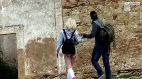 Big boob milf rough sex in lost place