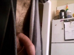 Str8 flashing in front of janitor