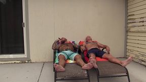 update #29 (july 6, 2022) fucking my stepdad 3 outside and cigar smoking!today my stepdad and i were in the backyard tanning