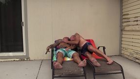 update #29 (july 6, 2022) fucking my stepdad 3 outside and cigar smoking!today my stepdad and i were in the backyard tanning