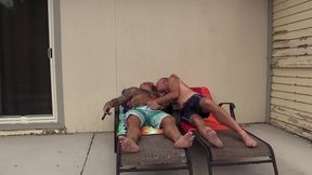 update #29 (july 6, 2022) fucking my stepdad 3 outside and cigar smoking!today my stepdad and i were in the backyard tanning