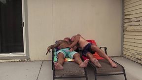 update #29 (july 6, 2022) fucking my stepdad 3 outside and cigar smoking!today my stepdad and i were in the backyard tanning