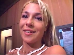 Blonde Coed Shows Her Talent as a Cock Sucker