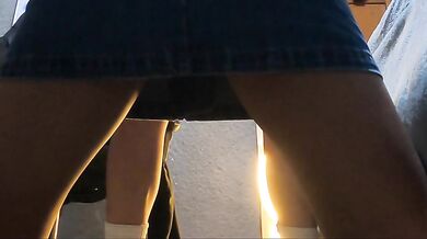 Her big ass takes everything as I cover her eyes and fill her tight pussy raw