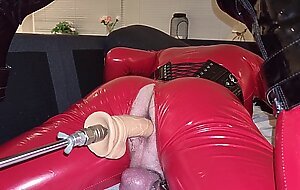 Dreaming of being tied up and left behind while the fuck machine serves up some anal punishment