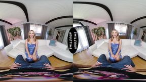 UP CLOSE VR - You Creampie Sexy Busty Blonde Nicole Aria After She Savagely Rode Your Cock - POV