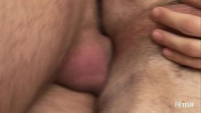 Gay receives rough anal sex in bdsm action