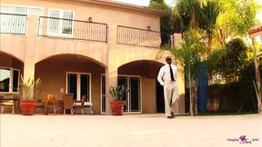 Breathtaking MILF Sunny Day Is Sucking and Fucking a Long Black Dick to the Balls