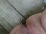 Squirting at camp ground shower