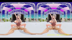 vr180 mmd noel dance 3d hololive