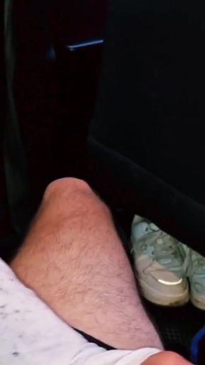 Cruise fuck femboy on the highway a stranger approached me and fucked me in the car cum in my ass   Clip 1