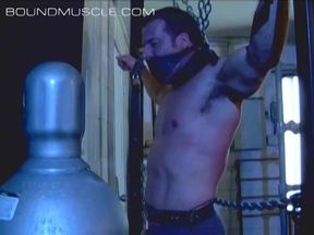 Massive Muscle Man Flogged