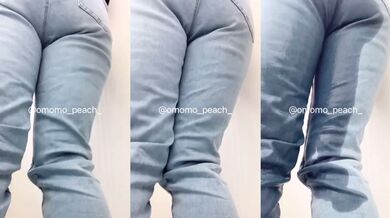 【ジーパンおしっこおもらし】#omorashi #peeaccident #desperation wetting #pee desperation