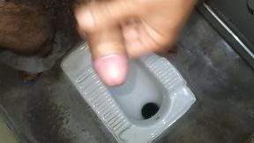 Indian middle age man show his small pennis