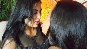 Kissing - Hot Kisses by Gabriele and Baby Brunette