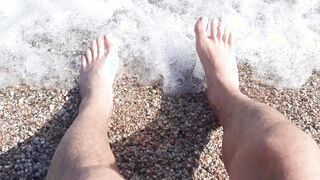 Calm Sole Fetish by the Lake