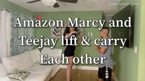 Amazon Marcy and Teejay lift & carry each other