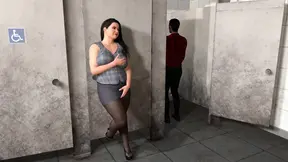 Teacher bangs student in bathroom for better grade