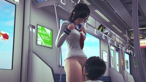 Friend Licked the Pussy of the Girl From the Train