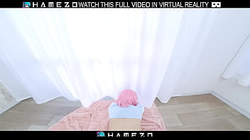 Horny Japanese girl Miu Aikawa shows off her sexy body to her new boyfriend in VR.