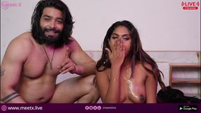 Hot Dusky Girl Pussy Licking by Hard Sexy Boy for Hardcore Sex