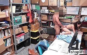 Corrupt cop got busted a petite teen because of felony