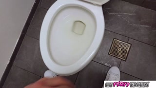 Sneaky Hotel Sex with Horny Stepsis - MyPervyFamily -