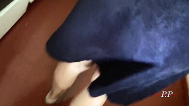 Son-in-law fucked mother-in-law in the kitchen while no one is home