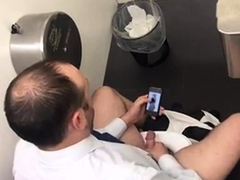 Str8 spy daddy in public toilet part 2