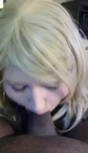 large femboy bitch sucking blackcock