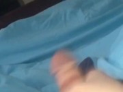 18 Year old Jacking off Cock Late at Night!