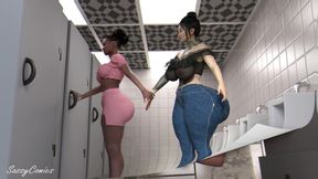 Trans-girl Anal Fucked in Burger King Restroom - Sassycomics.mp4