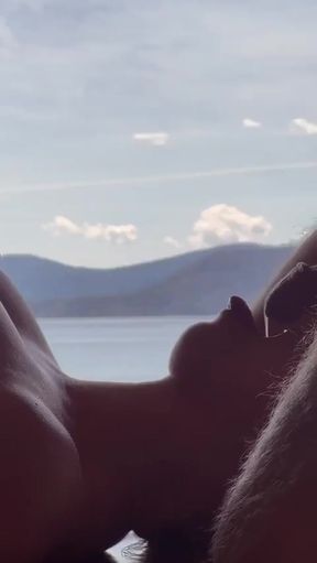 Amateur teen takes a creampie and gives a blowjob