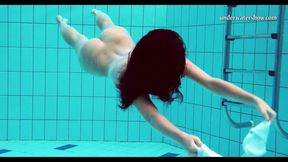 ”Hot hottie in the pool naked & lustful big boobs”